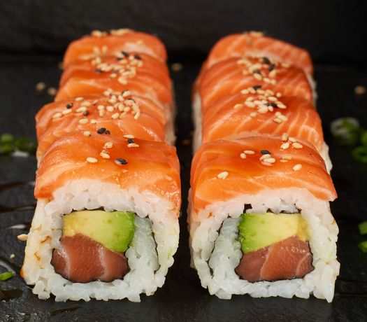Salmon Teriyaki Roll